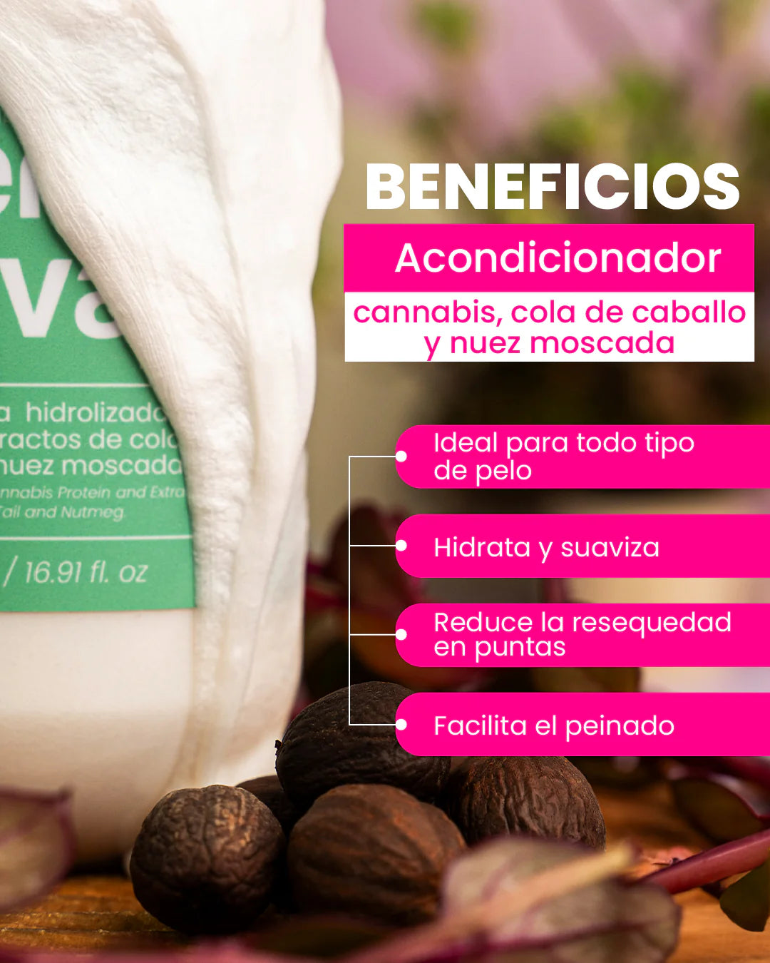 Esencia Salvaje Conditioner – Cannabis, Horsetail & Nutmeg