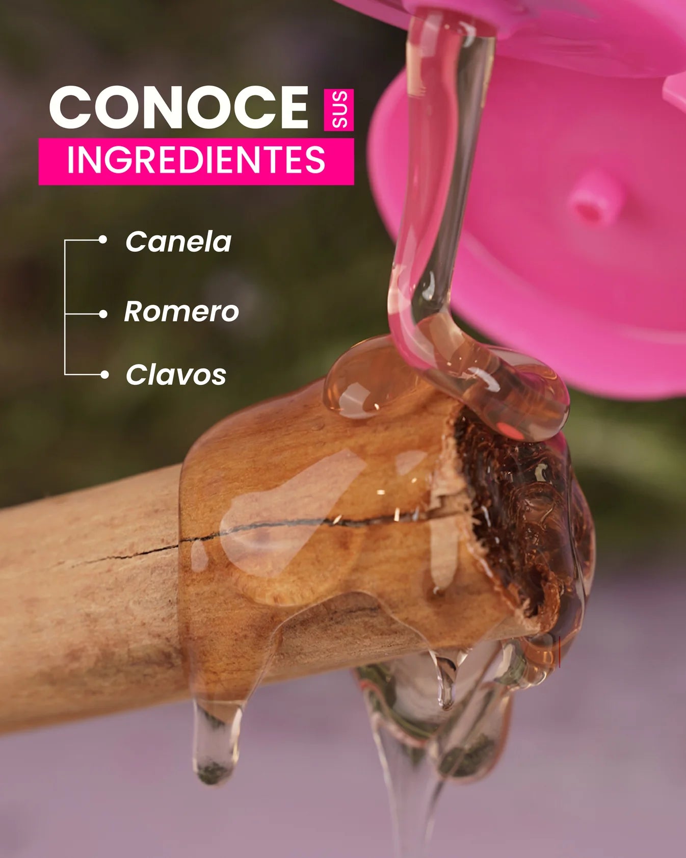 Esencia Salvaje Shampoo – Cinnamon, Rosemary & Clove