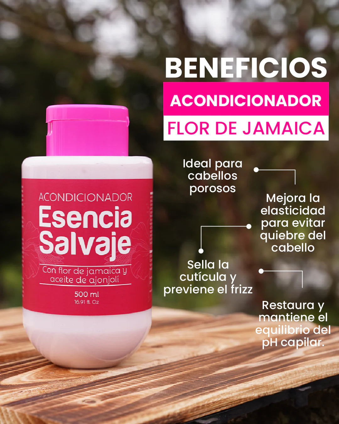 Esencia Salvaje Hibiscus Flower Conditioner