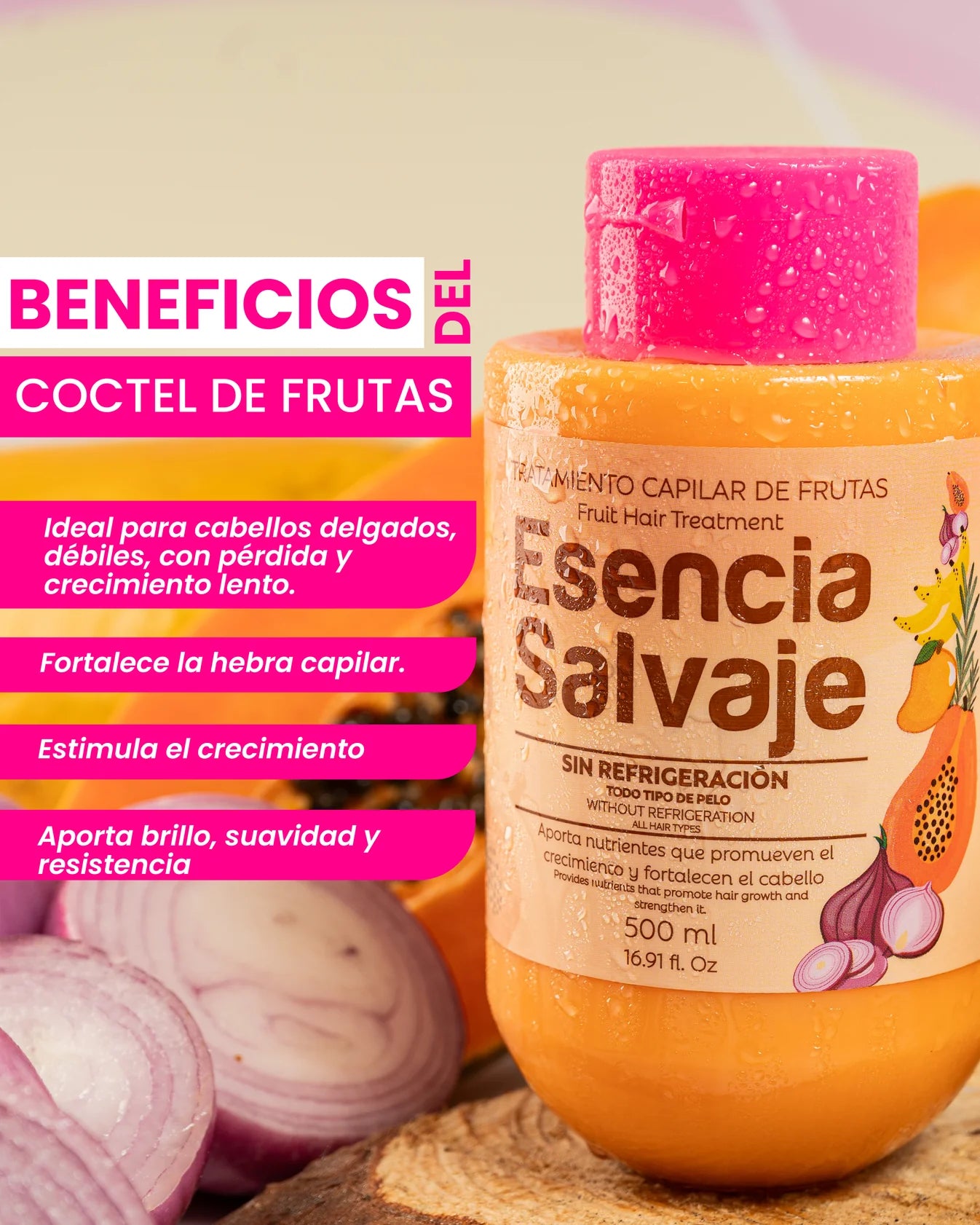 Esencia Salvaje Hair Treatment (Coctel De Frutas)